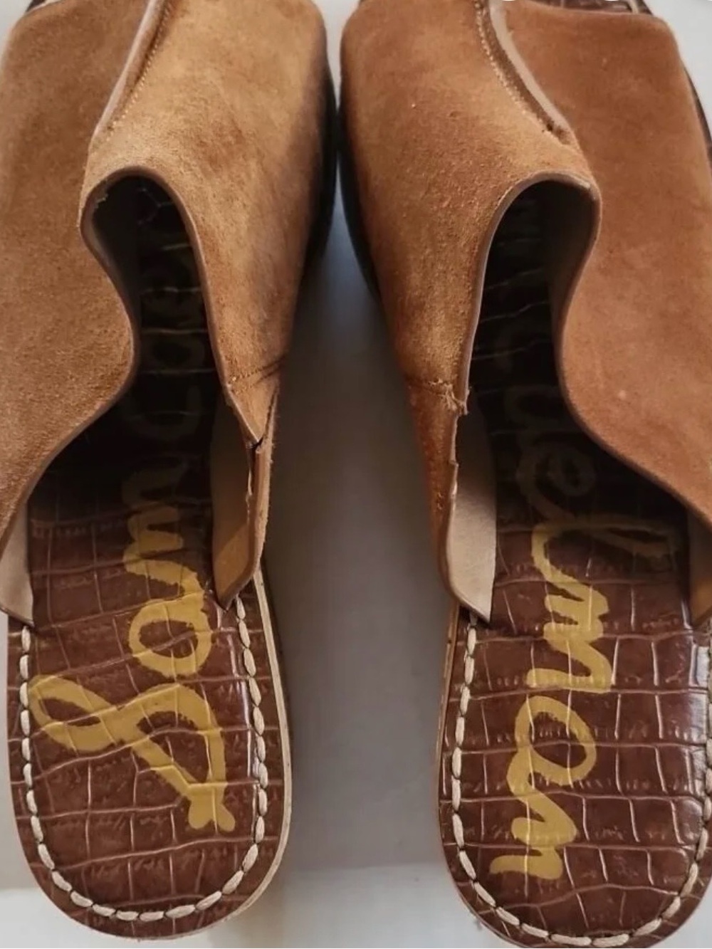 Sam Edelman Ranger Brown Platform Sandals - Picture 3 of 5